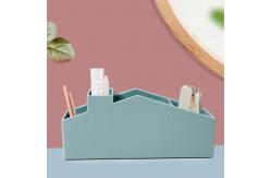 China Desktop PP Mobile Phone Rack Small Pen Plastic Makeup Organizer supplier
