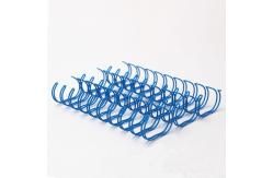 China Pitch 2:1 A4 3/4'' Double Loop Binding Spiral Wire Nylon Coated supplier