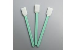 China PP Stick Knitted Rectangle Spun Polyester Swab For TOC Specimen Collection supplier