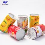 Recyclable Custom SGS Certificated Tinplate Can Packaging For Fruit Beverage for sale