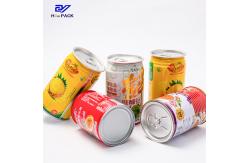 China Recyclable Custom SGS Certificated Tinplate Can Packaging For Fruit Beverage supplier