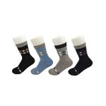 Unisex Adults Thick Wool Socks , Breathable Knitted Womens Thermal Socks for sale
