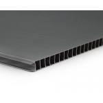 Shockproof 1-10mm ESD Black PP Corflute Antistatic Corrugated Conductive sheet Storage Box for sale
