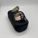 PE Generous Metal Eyeglass Case Nylon Resist Compression Glasses Box for sale