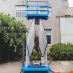 Double Mast Aluminum Lifts 14m Hydraulic Aluminum Alloy Lift Platform