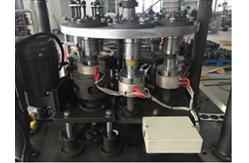 China Knurling 3oz 70pcs/Min Paper Cup Making Machine 8KW Bottom Folding supplier