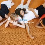 Eco Friendly Interlocking Sports Tiles Plastic Floor Soundproof for sale