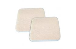 China Iso Waterproof Foam Wound Dressing White High Absorption Medical 10x10cm supplier