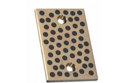 China Copper Alloy Brass Graphite Lube Plate Solid Lubrication Maintenance Free supplier