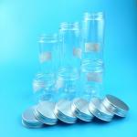 5.5cm Diameter 130ml 690ml Plastic Screw Cap Jars