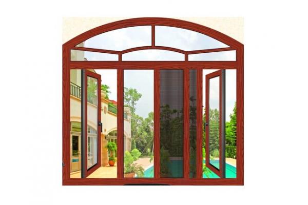 CA ,CE Aluminium Window Extrusion Profiles / Aluminum Tharmal Break Casement Window