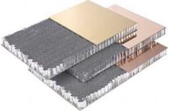China Metro Station Aluminum Honeycomb Panel Ceiling 12mm Hight Easy To Disassemble supplier
