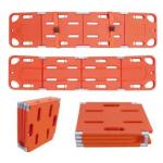 Abs Plastic 4 Fold Spine Board Stretcher Medical Floating Water Rescue Folding for sale