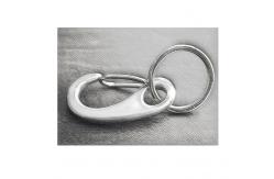 China Polishing Steel Snap Hook Carabiner Egg Shaped Spring Hook 304 Stainless Steel supplier