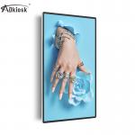 Indoor 3G Wall Mounted Digital Display Screen HD 220cd/m2 Digital Elevator Displays for sale