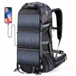 Monocrystalline 20W Solar System Backpack 68L With Solar Panels Charger for sale