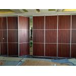 Acoustic Office Room Dividers , Type 65 Aluminium Sliding Track Wheel Portable Folding Door for sale
