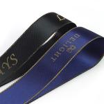 100% Polyster Decorative Satin Ribbon 10 - 100MM Width Printed Technics