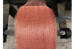 China Reusable Knitted Copper Cleaning Mesh Width 400mm 30m Length supplier