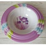 OEM ODM Round Melamine Soup Plate with Customized Logo Acceptable for sale