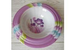 China OEM ODM Round Melamine Soup Plate with Customized Logo Acceptable supplier