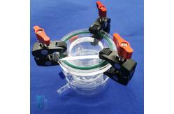 China Custom High Temperature Corrosion Resistant Transparent Quartz Reactor supplier