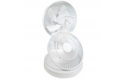 China Portable Desktop Rechargeable 9inch Foldable Fan With LED Light supplier