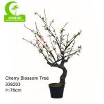 Lifelike Faux Cherry Blossom Tree Artificial Potted Plants For Hot Sale for sale