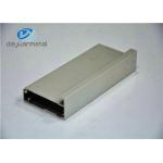 Silver Anodized Aluminium Extrusion Profile For Aluminium Cabinet Decoration , 6063-T5 for sale