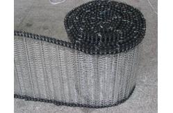 China Stainless Steel Plain Weave Metal Mesh Belt For Food Freezering Processing supplier