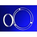 Large Vessel Quartz Tube Flange , Vacuum Flange Fittings Epaque Quartz Color for sale