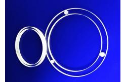 China Machining Quartz Tube Flange Milling Sight Glasses Circular Shape Professional supplier