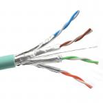 LAN 4 Pairs Outdoor Cat6a Cable Solid Copper UTP FTP SFTP Network CMX 305M for sale