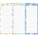 Self Stick Magnetic Fridge Notepads Refrigerator Grocery List Magnet 9*3.5inch for sale