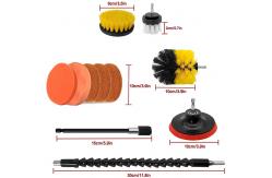China 11 Pieces Drill Brush Attachment Set For Cleaning Sponge supplier