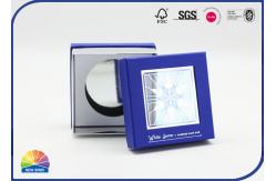 China CMYK Printing Handmade Paper Gift Box With Paper Insert Die Cut Window supplier