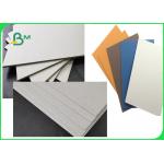 FSC SGS Approved Colorful Laminated Grey Board Grade AAA / AA With 1MM 1.28MM 2MM 3.2MM for sale