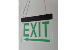China Energy Saving Wall Mounted LED Aluminum Exit Sign With Acrylic Plate supplier