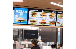 China 43 Custom Indoor Digital Menu Boards Display FHD Lcd Restaurant Food supplier