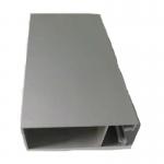 Silver Sandblasting Anodized Aluminum Profiles 6063 T5 Alloy