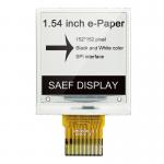 152x152 Dots Resolution 1.5 Inch E Ink Display MCU Interface EPD for sale