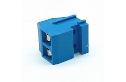 China HQ332K-5.0mm Pitch Pcb Mount Screw Terminal Plastic 2 Poles supplier