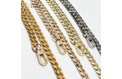 China Diy Bag Replacement Metal Crossbody Straps With Lobster Claw Clasp supplier
