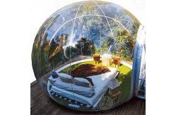 China Fun House Giant Clear Inflatable Bubble Tent Crystal Igloo Dome Transparent supplier