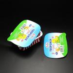 Aluminium Yogurt Foil Lid Dairy Packaging Yoghurt Pot Lids 70 Micron for sale