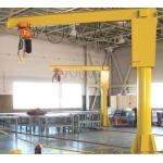 Rotating Jib Crane Hoist Floor Mounted Customized Outreach 2~10m 1000~5000kg for sale