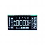 Customized TN Black Seven Segment Lcd Display Touch Digit For Water Meter / Energy Meter for sale
