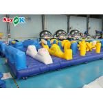 Adult Inflatable Interactive Game 36ft Giant Inflatable Obstacle Course