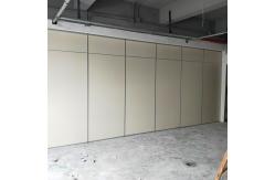 China Wooden Removable Folding Partition Walls 65mm Thickness Melamine Surface supplier