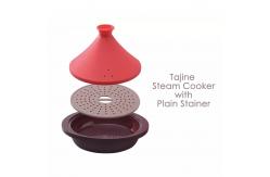 China FDA Sustainable Foldable Silicone Fish Steamer 600ml supplier